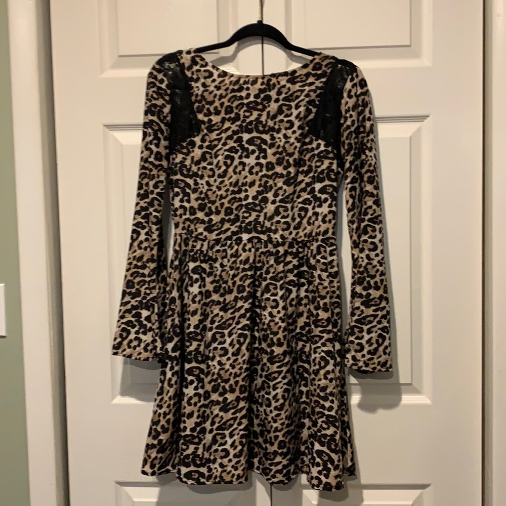 Leopard Skater Dress